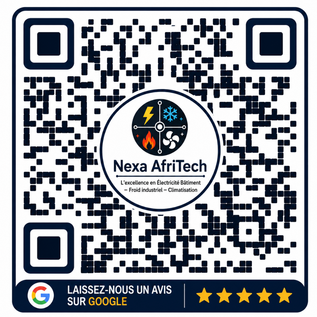QR Code pour laisser un avis Google à Nexa AfriTech